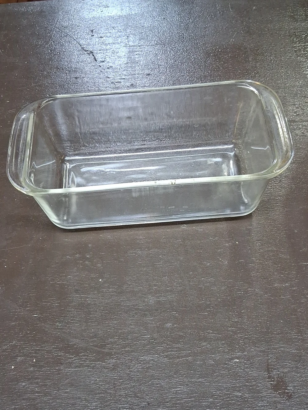 Vintage Pyrex 213 Clear Glass Loaf Pan 8.5 x‎ 4.5 x 2.5 Ovenware Made in USA